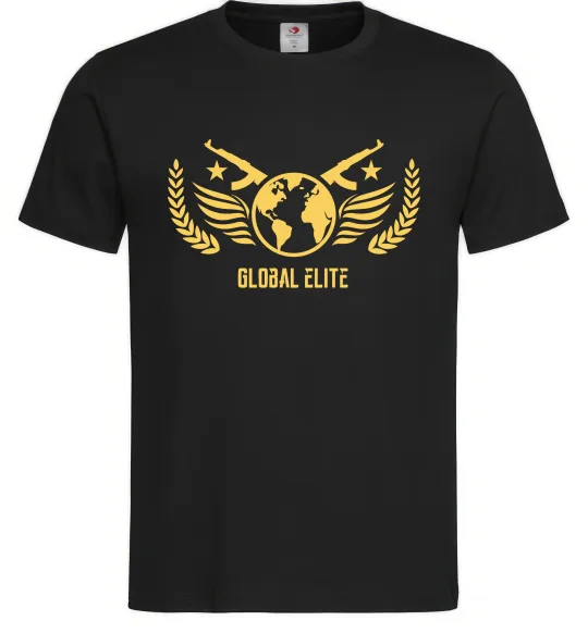 Мужская футболка Global elite Черный фото