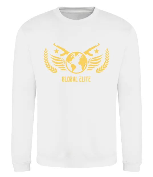 Свитшот Global elite Белый фото