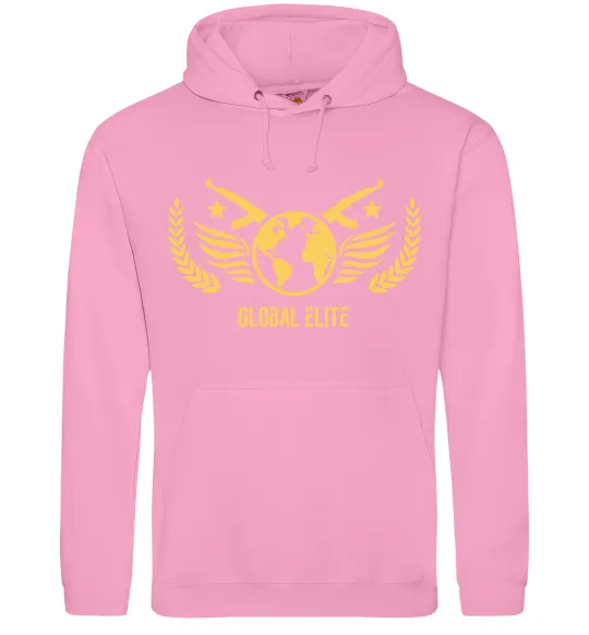 Мужская толстовка (худи) Global elite Розовый фото