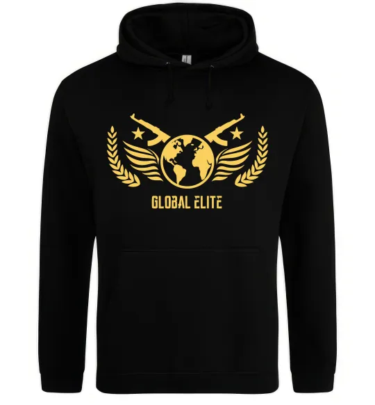 Женская толстовка (худи) Global elite Черный фото