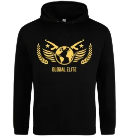 Жіноча толстовка (худі) Global elite Чорний фото