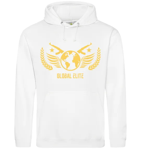 Женская толстовка (худи) Global elite Белый фото