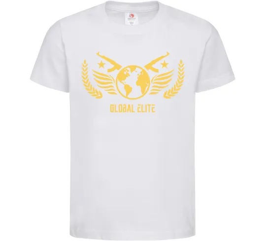 Детская футболка Global elite Белый фото