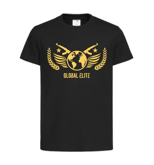 Детская футболка Global elite Черный фото