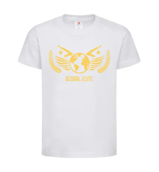 Детская футболка Global elite Белый фото