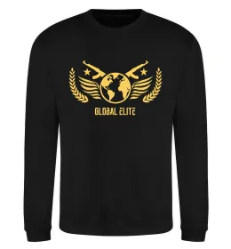 Світшот Global elite Чорний фото