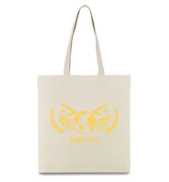 Эко-сумка Global elite Бежевый фото