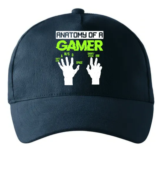 Кепка Anatomy of gamer Темно-синий фото