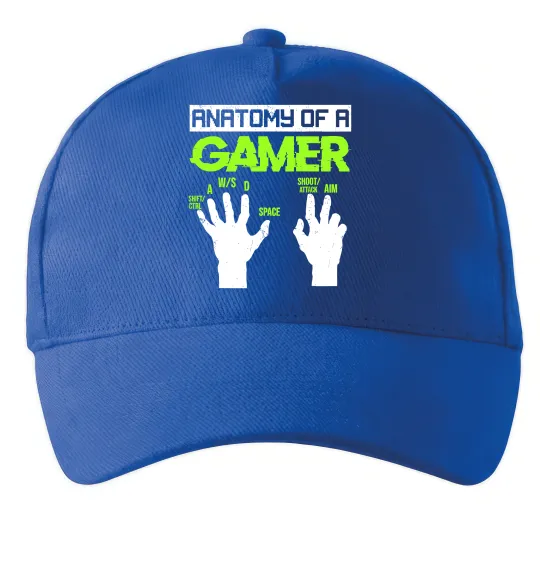 Кепка Anatomy of gamer Ярко-синий фото