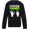 Детский Свитшот Anatomy of gamer Черный фото