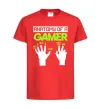 Дитяча футболка Anatomy of gamer Червоний Дитяча футболка Anatomy of gamer Червоний фото