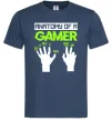 Мужская футболка Anatomy of gamer Темно-синий фото