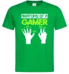 Мужская футболка Anatomy of gamer Зеленый фото