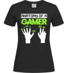 Жіноча футболка Anatomy of gamer