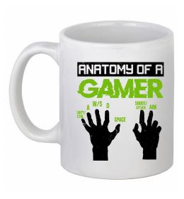 Чашка керамічна Anatomy of gamer