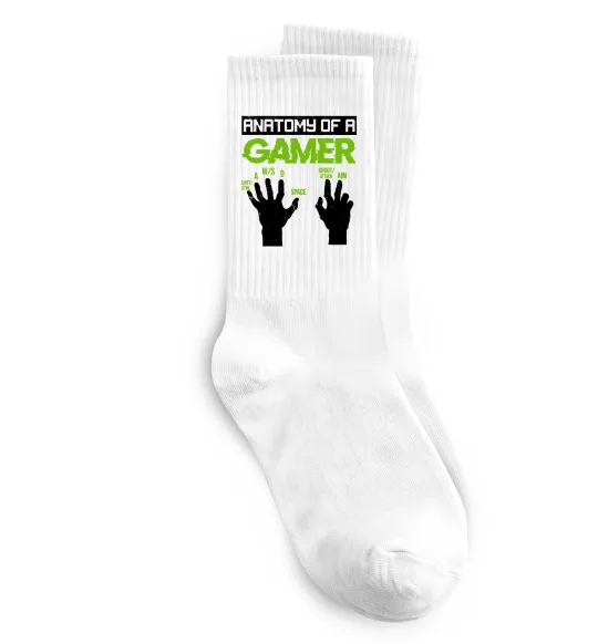 Носки Anatomy of gamer Белый фото