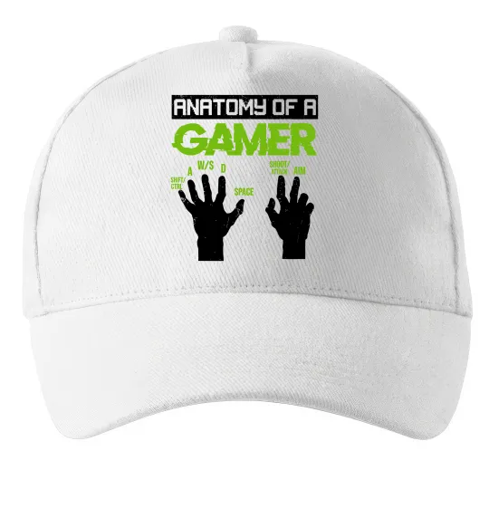 Кепка Anatomy of gamer Белый фото