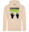 Женская толстовка (худи) Anatomy of gamer Песочный Женская толстовка (худи) Anatomy of gamer Песочный фото