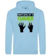 Женская толстовка (худи) Anatomy of gamer Голубой Женская толстовка (худи) Anatomy of gamer Голубой фото