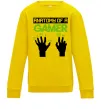 Детский Свитшот Anatomy of gamer Солнечно желтый фото