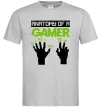 Мужская футболка Anatomy of gamer Серый фото