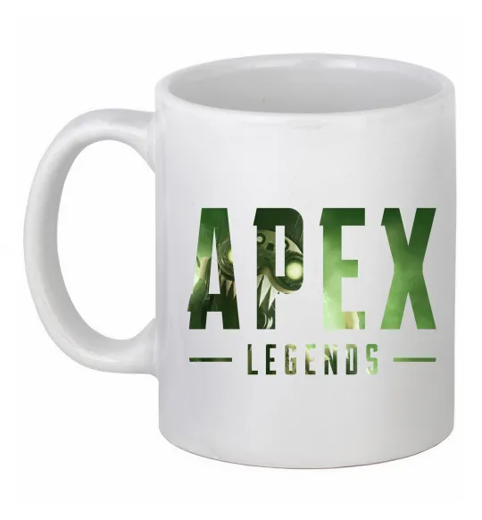 Чашка керамічна Apex legends Білий фото