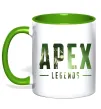 Чашка з кольоровою ручкою Apex legends Лаймовий Чашка з кольоровою ручкою Apex legends Лаймовий фото