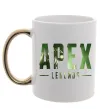 Чашка з кольоровою ручкою Apex legends Золото Чашка з кольоровою ручкою Apex legends Золото фото
