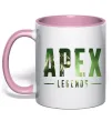 Чашка з кольоровою ручкою Apex legends Ніжно рожевий Чашка з кольоровою ручкою Apex legends Ніжно рожевий фото
