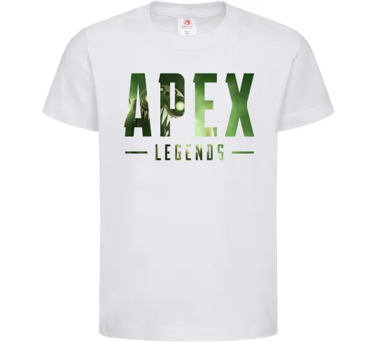 Дитяча футболка Apex legends Білий фото