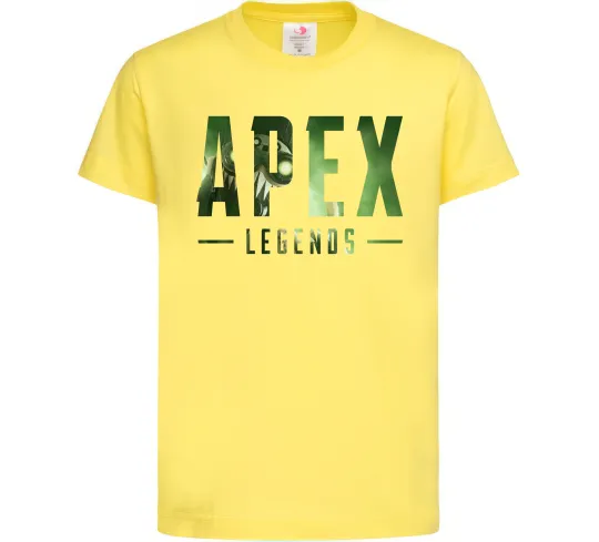 Дитяча футболка Apex legends Лимонний фото
