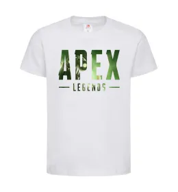 Дитяча футболка Apex legends Білий фото
