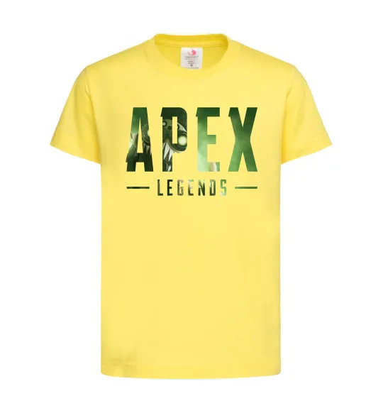 Дитяча футболка Apex legends Лимонний фото