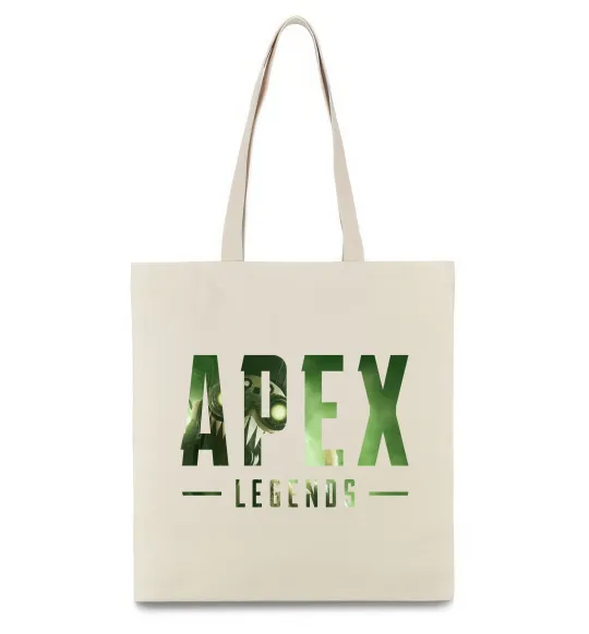 Еко-сумка Apex legends Бежевий фото
