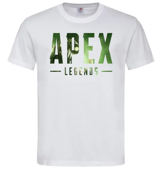 Чоловіча футболка Apex legends Білий фото