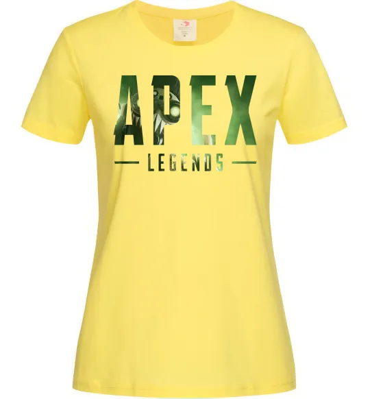 Жіноча футболка Apex legends Лимонний фото