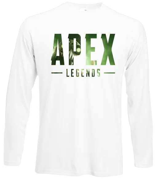 Лонгслів Apex legends Білий фото