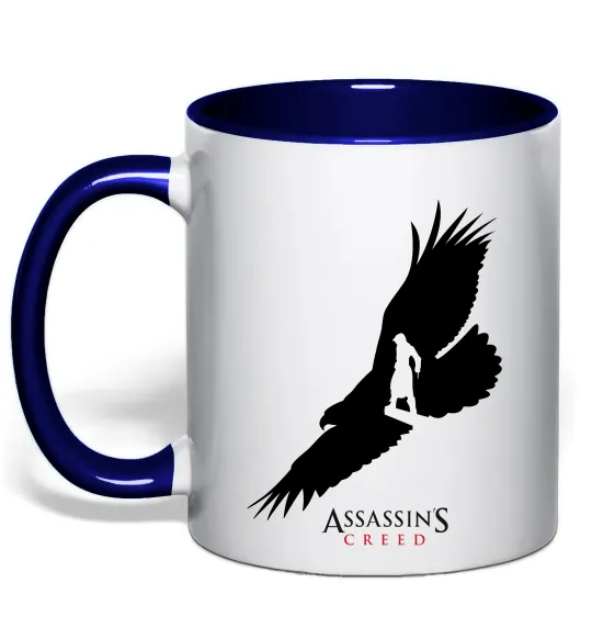 Чашка с цветной ручкой Assassins Creed Глубокий темно-синий фото