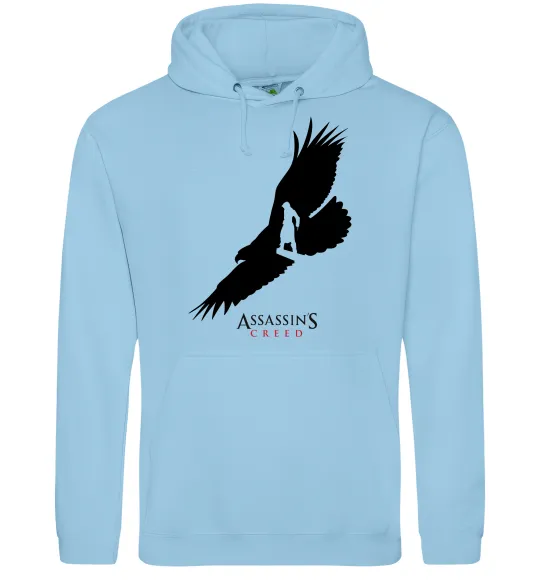 Мужская толстовка (худи) Assassins Creed Голубой фото