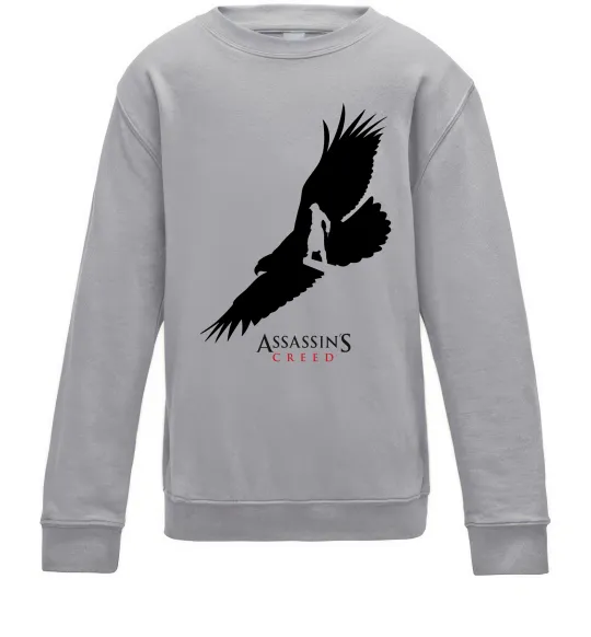 Детский Свитшот Assassins Creed Серый меланж фото