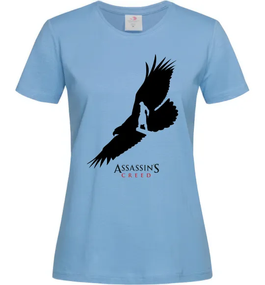 Жіноча футболка Assassins Creed Блакитний фото