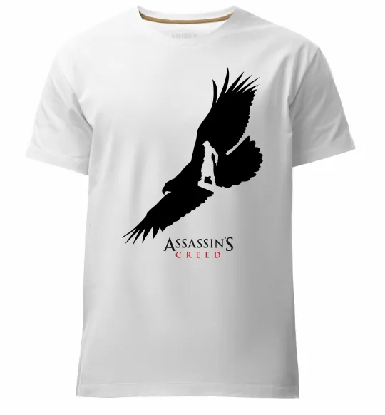 Чоловіча преміум футболка Assassins Creed Білий фото