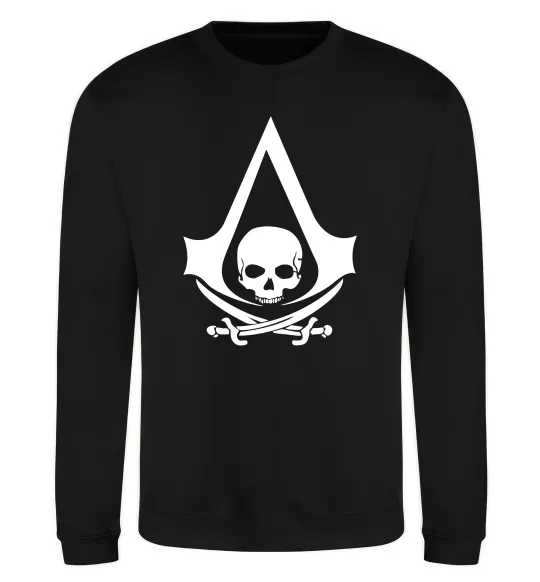 Свитшот Assassins Creed Black flag Черный фото