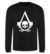 Свитшот Assassins Creed Black flag Черный фото