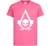 Дитяча футболка Assassins Creed Black flag Яскраво-рожевий фото