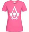 Женская футболка Assassins Creed Black flag Ярко-розовый фото