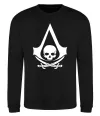 Свитшот Assassins Creed Black flag Черный Свитшот Assassins Creed Black flag Черный фото
