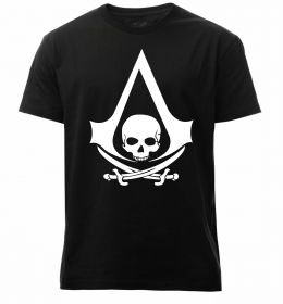 Чоловіча преміум футболка Assassins Creed Black flag Чоловіча преміум футболка Assassins Creed Black flag