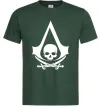 Мужская футболка Assassins Creed Black flag Темно-зеленый фото