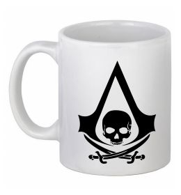 Чашка керамічна Assassins Creed Black flag